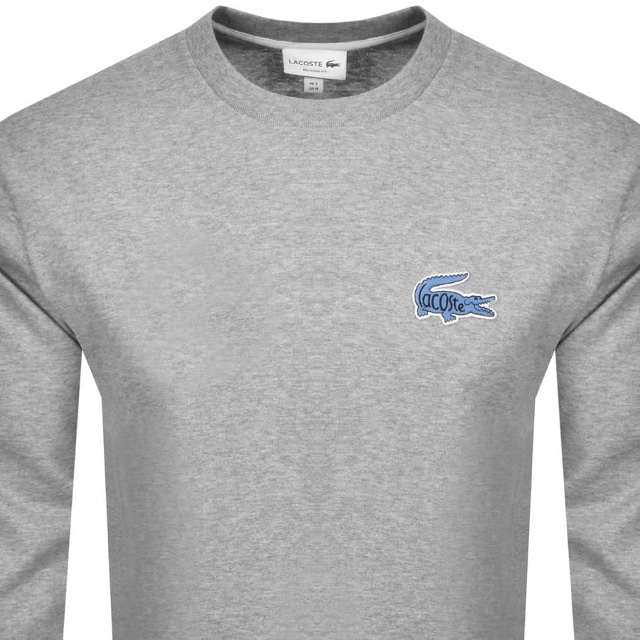 Alternative Image for ProductLacoste Long Sleeved Logo T Shirt Grey2
